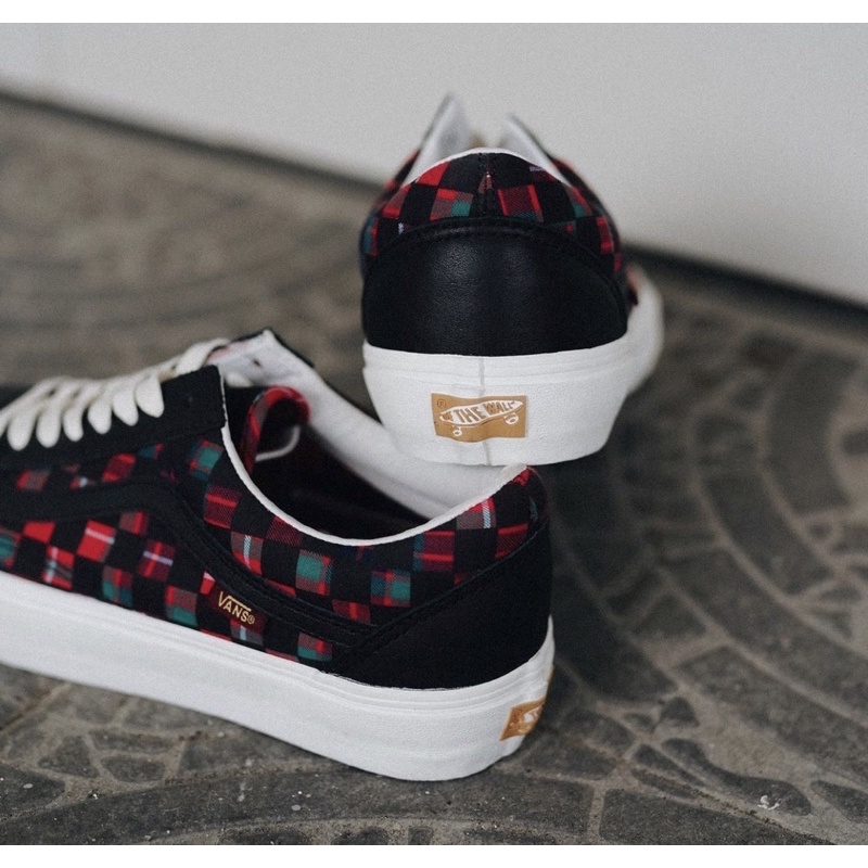 Vans x Baracuta Vault Old Skool Lx Black Plaid Checker