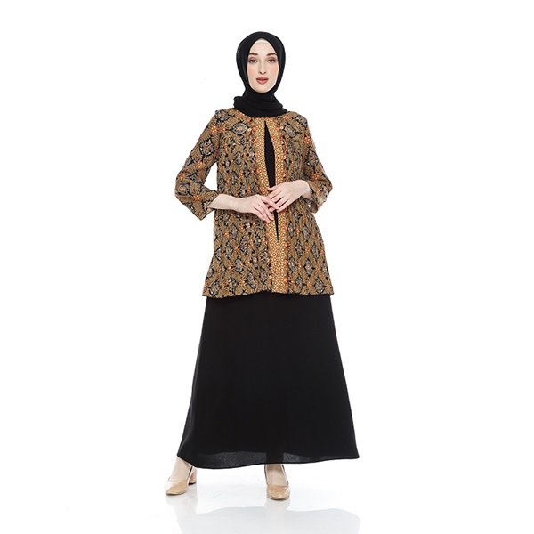 Lyne Halim Gamis Muslim Batik Pleats