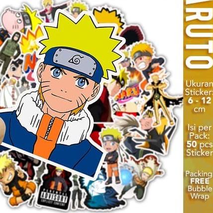 

➾ 50pcs Anime Sticker NARUTO Stiker Label Skateboard HP Laptop Motor ✴