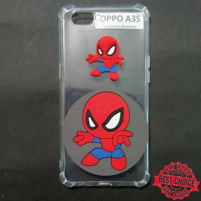 Case Realme C1 Case Anticrack 3D Kartun Case Karakter Superhero Wonder