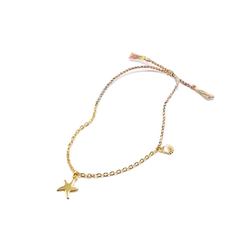 Gelang Tali Gypsy Boho 1 Set Starfish Allside