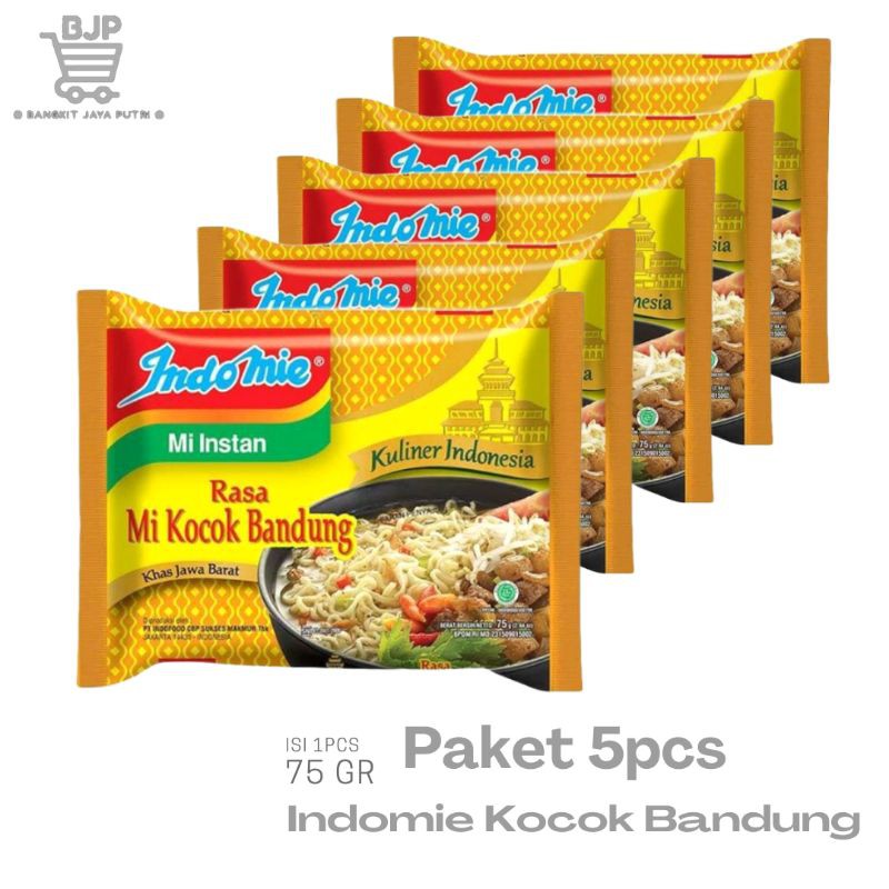 

Indomie kocok bandung kuah (5 pcs)