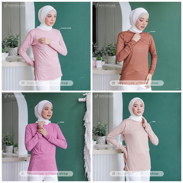 Koyu Hijab Manset Daleman Baju Best Seller /Iner Manset Baju