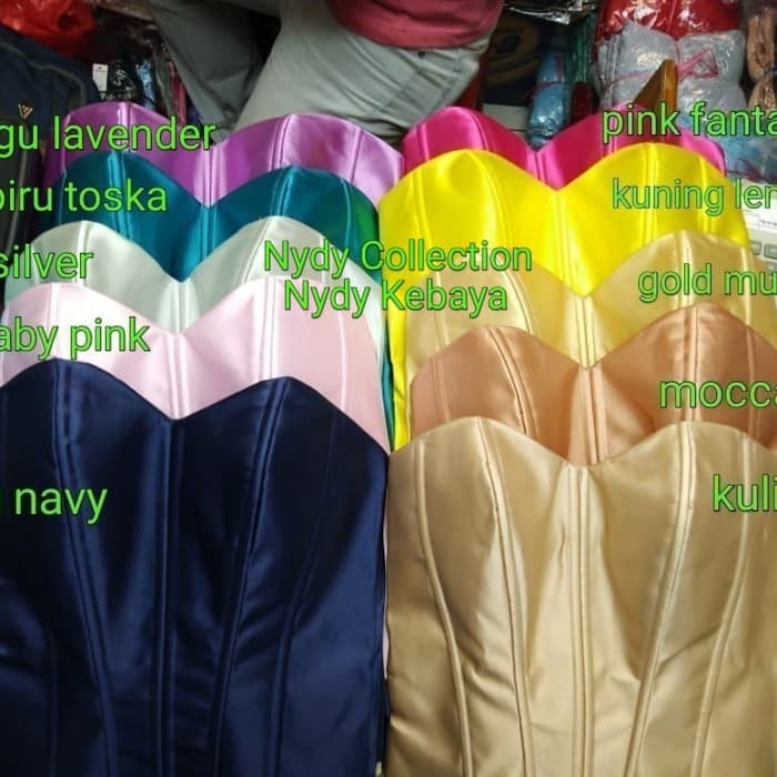 Longtorso Satin Ukuran Jumbo 10 Tulang