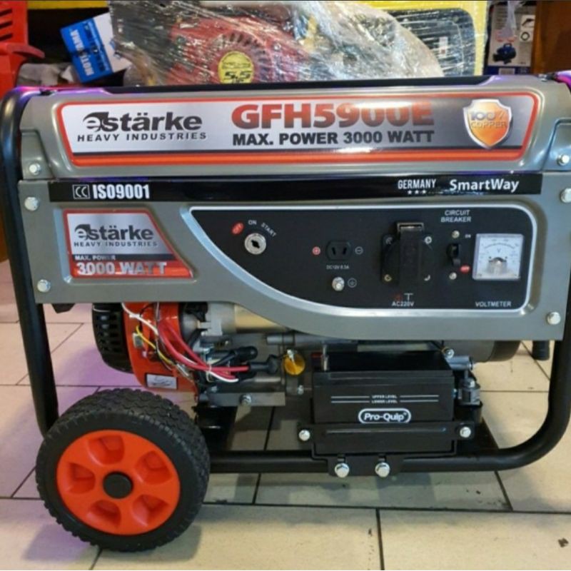 Genset Bensin 4 Tak 3000 Watt Starke GFH 5900 E