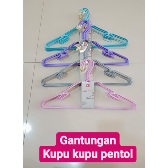 10pcs Hanger coating butterfly premium pupel Gantungan kupu kupu pentol - INDOKURNIA