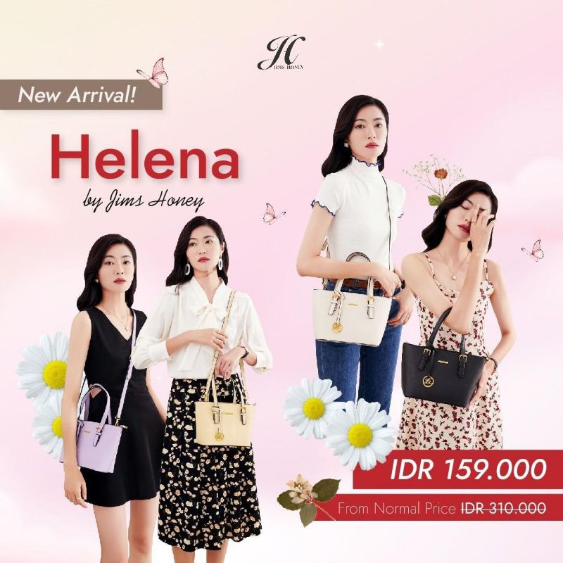 Helena Bag Jims Honey Tas Selempang Bahu Jinjing Wanita