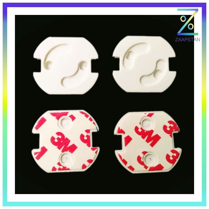 Safety Socket Plug Listrik EU Spring Style - ZC6001 - White
