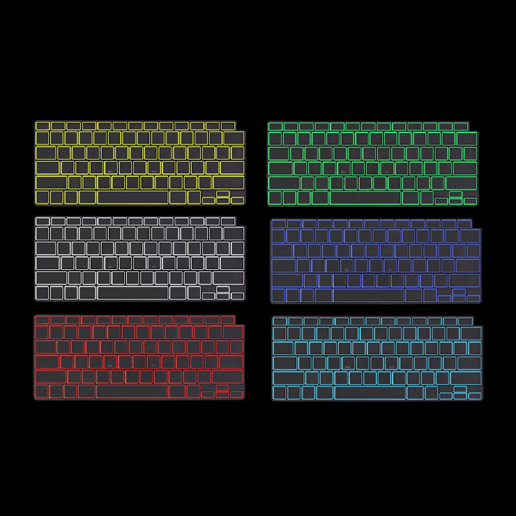 Adawnshbhyu Cover Keyboard Film Pelindung TPU Kulit Ultra Tipis Jernih Tahan Air Untuk MacBook