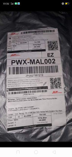 R&b Store Best Seller Kemeja Batik Gradation Blue Black