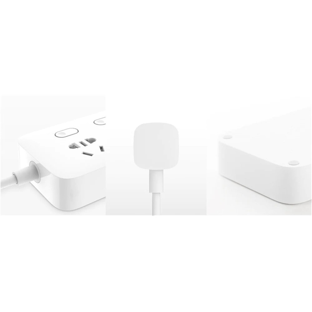 XIAOMI MIJIA Mi Power Strip Extension with 4 Socket and 3 USB Port 2A - Colokan Listrik Khas XIAOMI