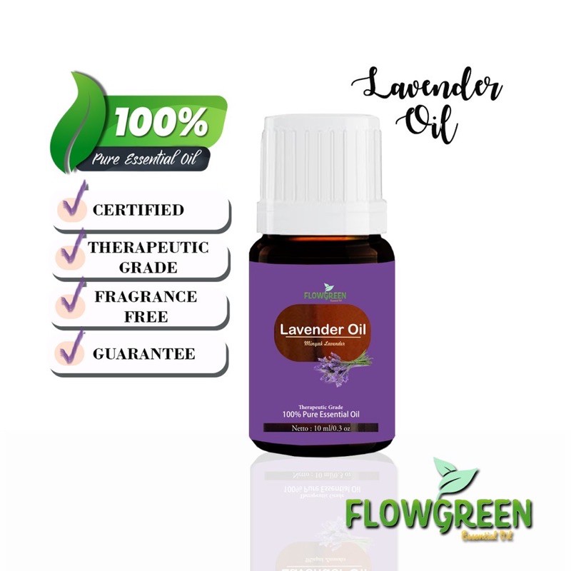 Lavendar Essential Oil Diffuser Humidifier Flowgreen - Minyak Essential Aromaterapi Oil