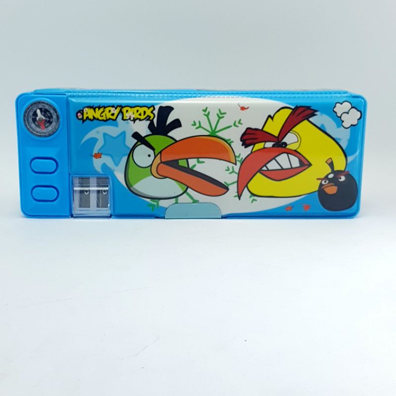 

Tempat Pensil Magnet Kompas Angry Birds Biru