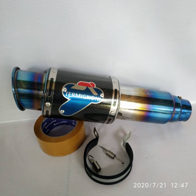 SILINCER TERMIGNONI KARBON BIRU