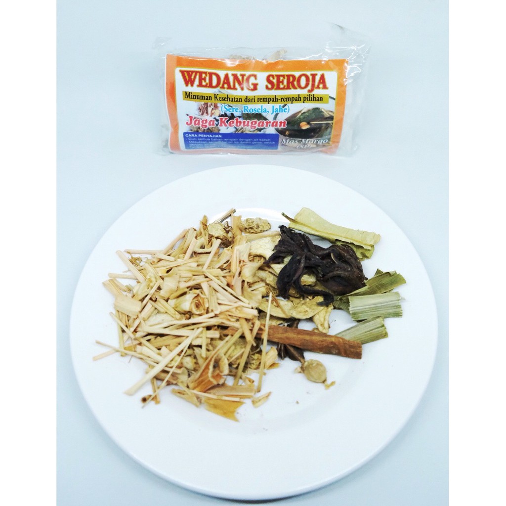 

Wedang Seroja (Sereh, Rosela, & Jahe)