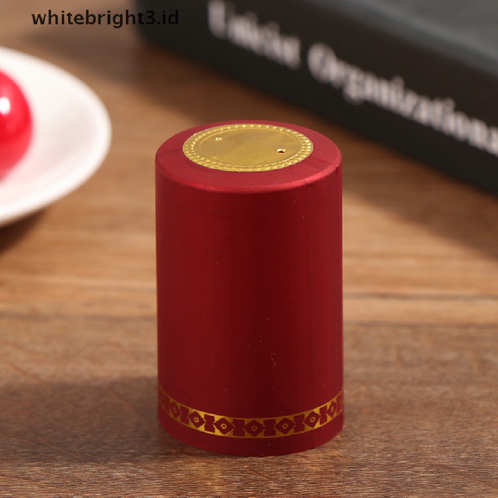 (whitebright3.id) 10pcs Tutup Botol Wine Bahan PVC