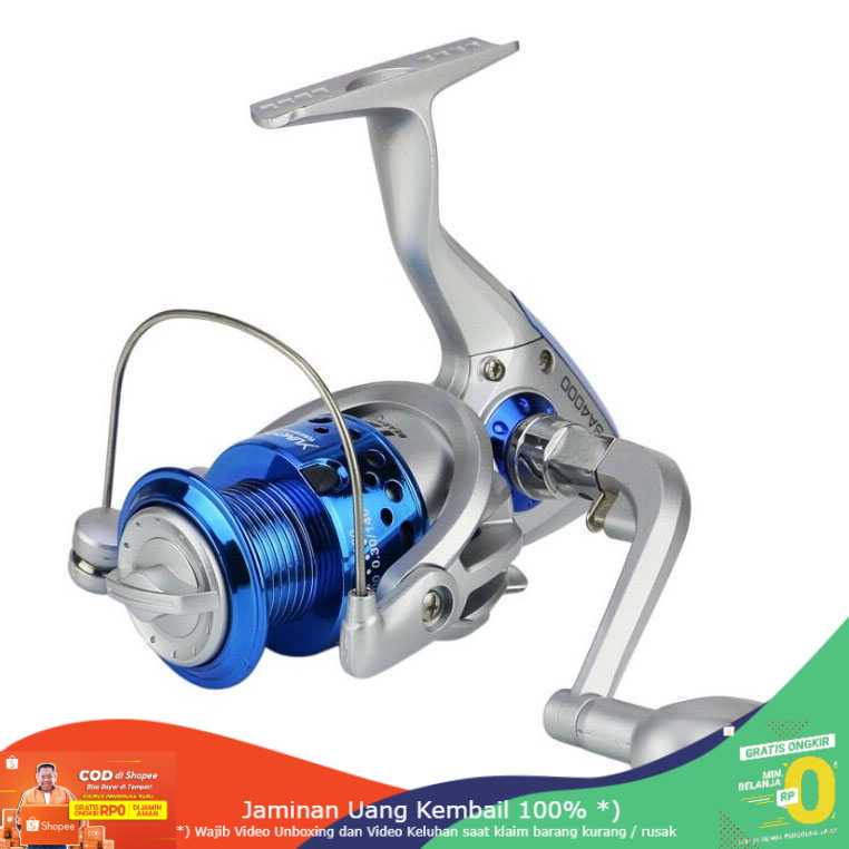 (BISA COD) RVOSTR  3000 Series Reel Pancing Fishing 5.5:1 Gear Ratio - SA3000