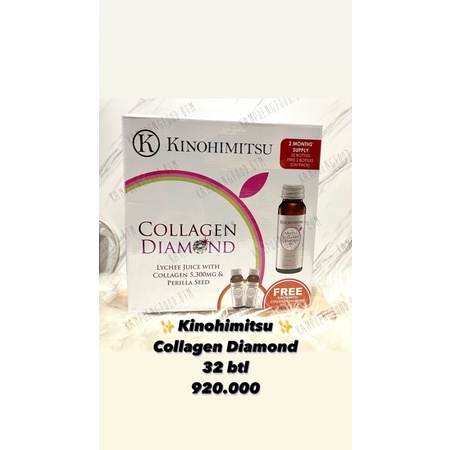 Kinohimitsu collagen diamond 30days