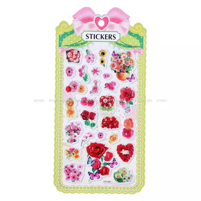

Sticker Anak Timbul Bunga XYT-044
