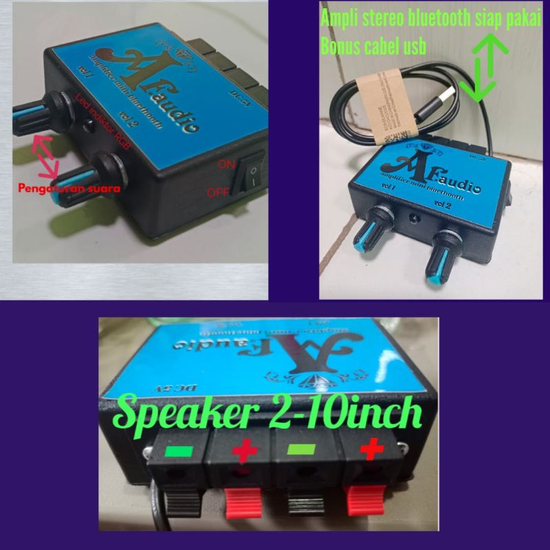 ampli mini super bass DC 5V