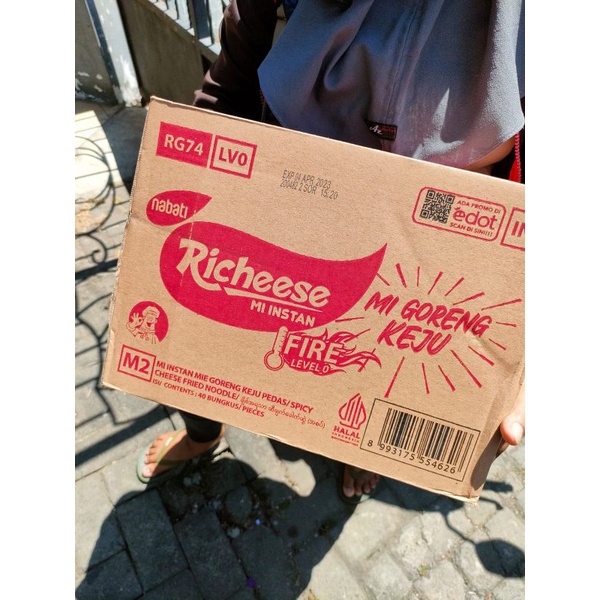 MIE RICHEESE DUS isi 40pcs | Mie goreng Richees level 0,3,5 | Ramen level 0,3,5