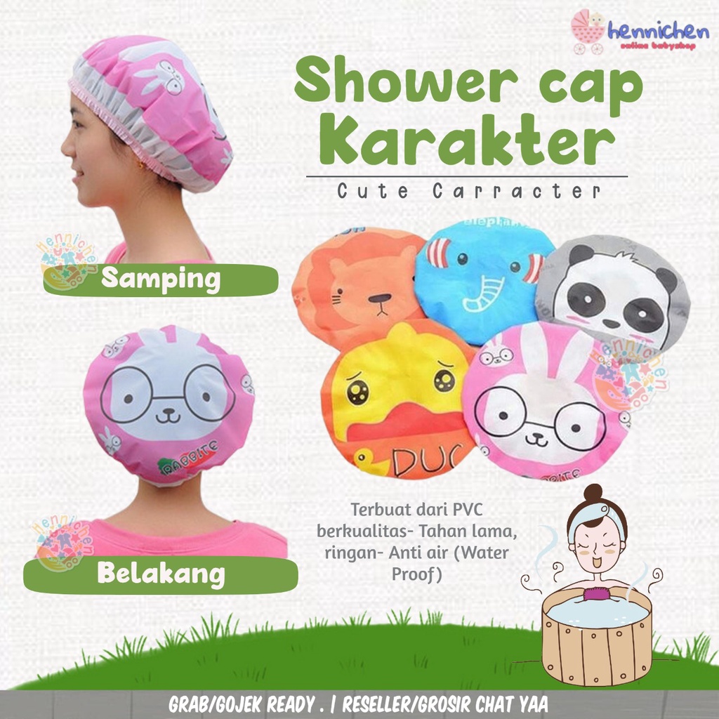 Shower cap karakter