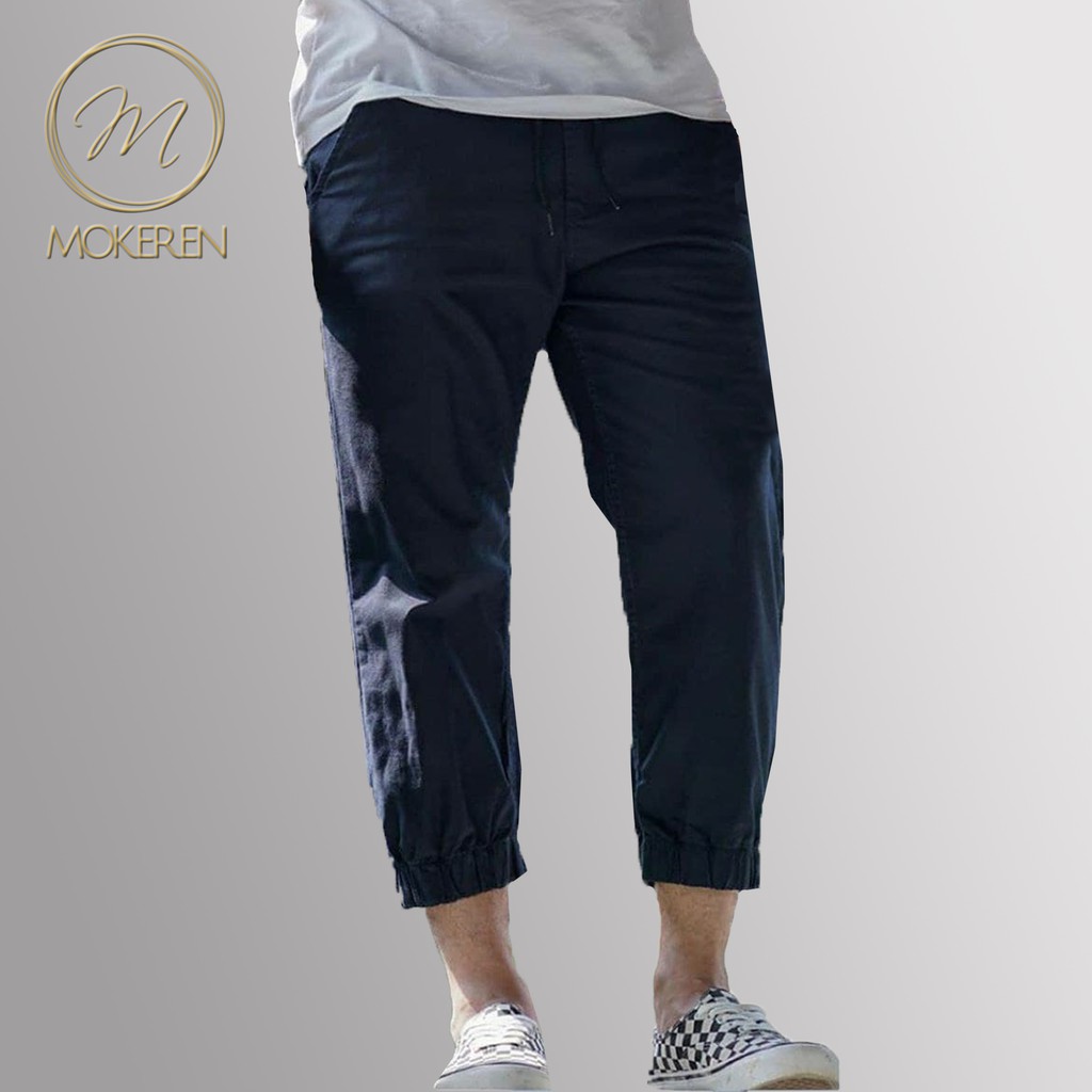 CELANA SIRWAL BRANDED SAMASE TWIL RING NAVY