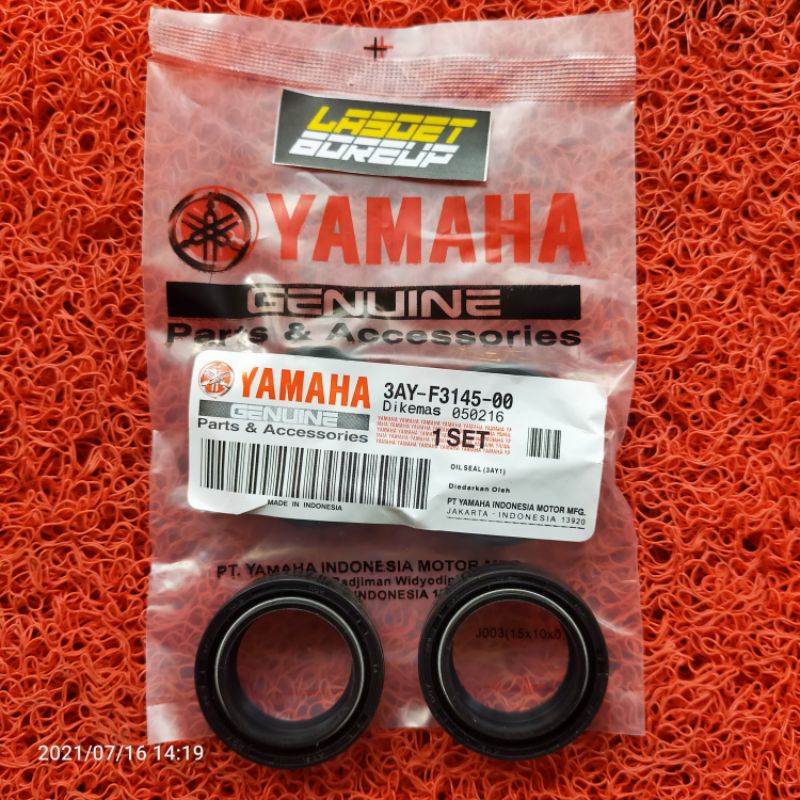OIL SEAL SIL SHOCK SHOCKBREAKER SET HALU HALU DEPAN YAMAHA LEXI AEROX 125 155 ORI ORIGINAL YGP