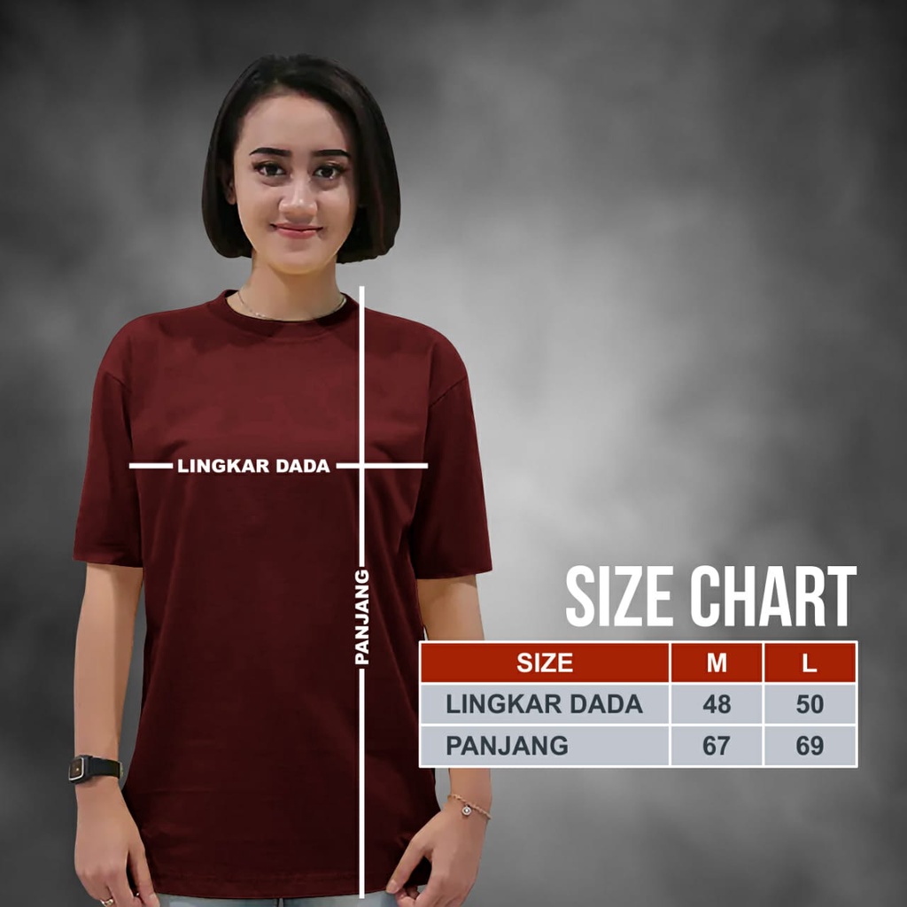 Kaos Wanita Lengan Pendek Power Love Warna Putih Atasan