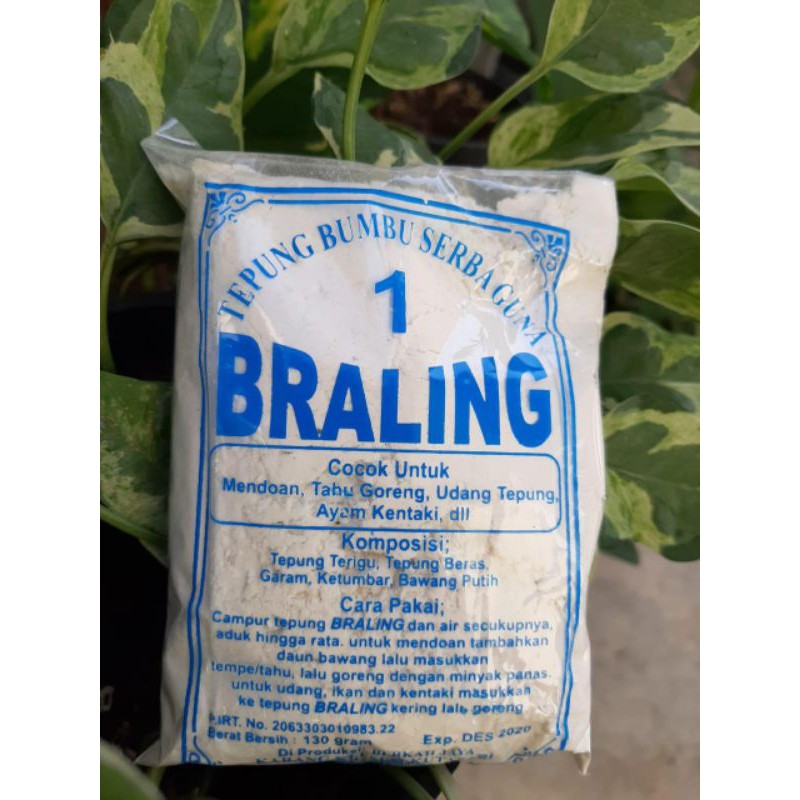 

tepung bumbu serbaguna BRALING