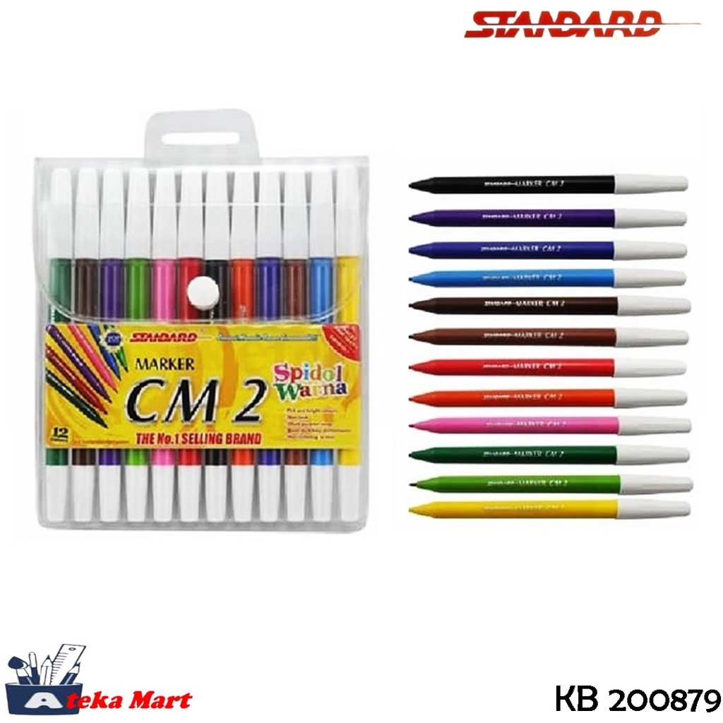 

[SET] STANDARD SPIDOL MARKER 12 WARNA