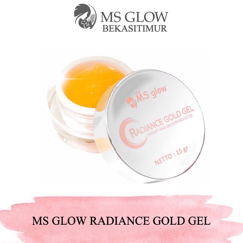 (Bisa COD) Radiance Gold Gel Ms Glow Ori Agen Resmi Bekasi Jkt Cikarang Cibitung