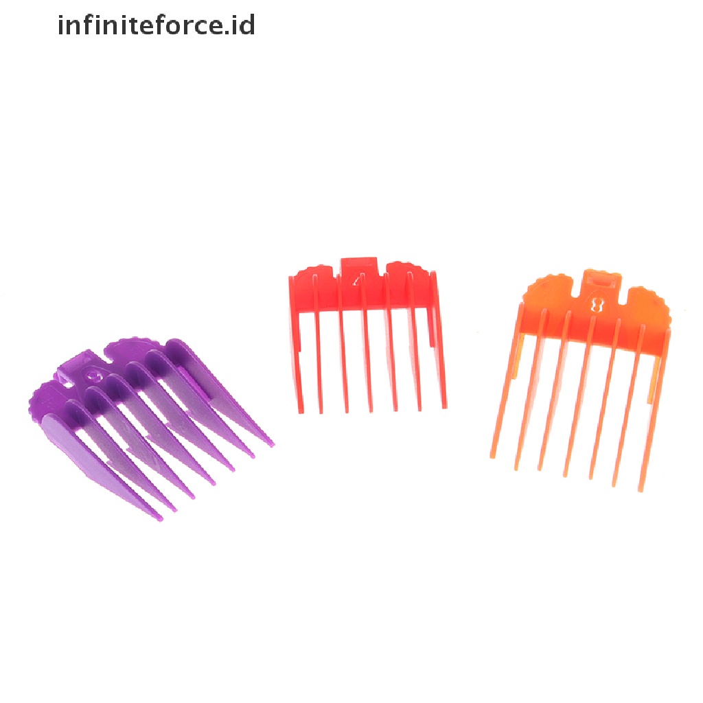 (infiniteforce.id) 8pcs / Set Sisir Panduan Potong Rambut Untuk Salon / Barber