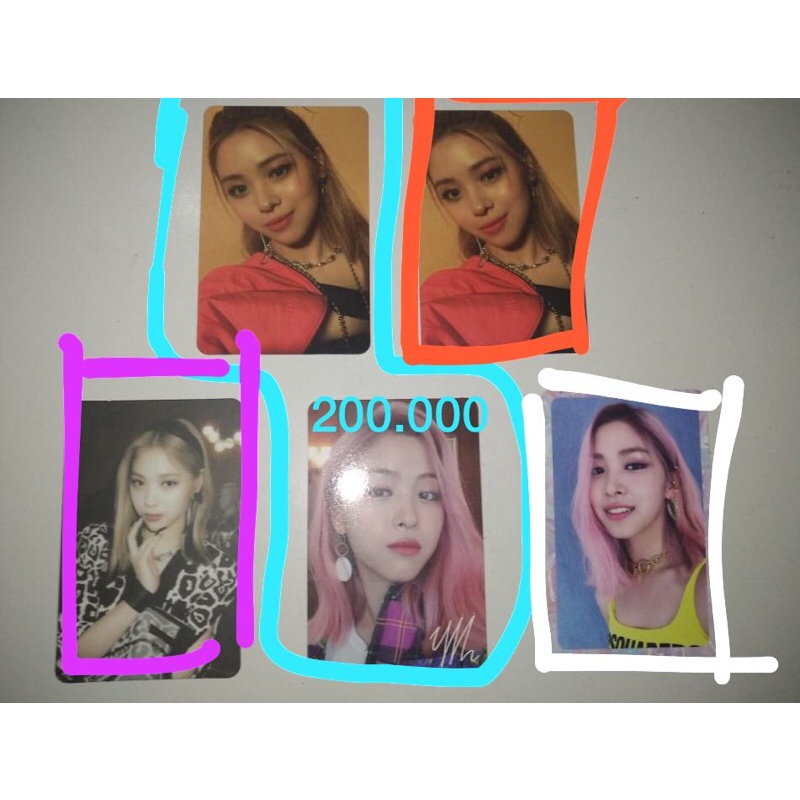 [WTS] RYUJIN PHOTOCARD ICY SIGN GUESS WHO