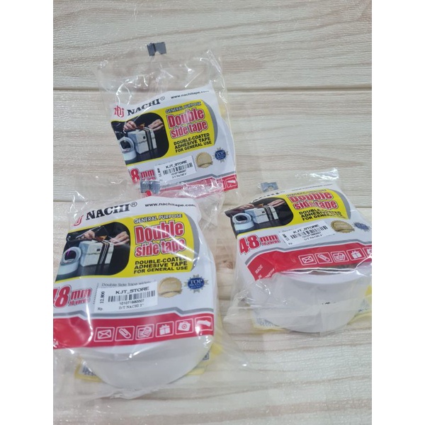 

DOUBLE TAPE| DOUBLE TAPE NACHI 48 MM | ISOLASI BOLAK BALIK