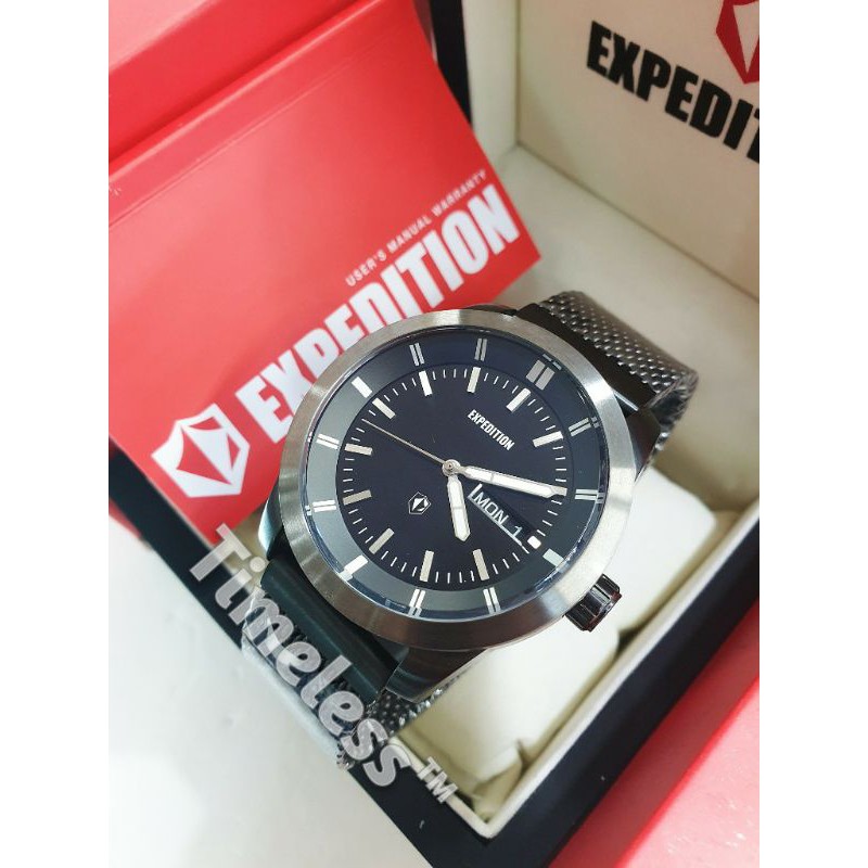 jam tangan pria expedition E 6773 M Black