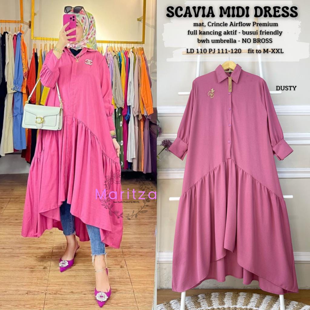 Scavia midi dress