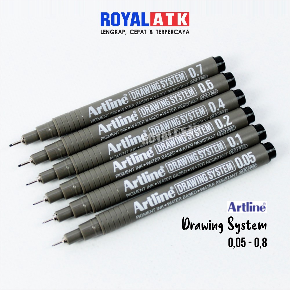 

Artline Drawing Pen / Drawing System / Pena Gambar Artline