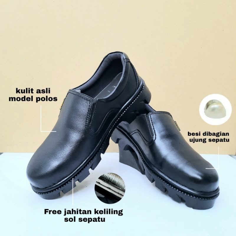 Sepatu safety shoes slip on kitchen krisbow pria wanita pabrik