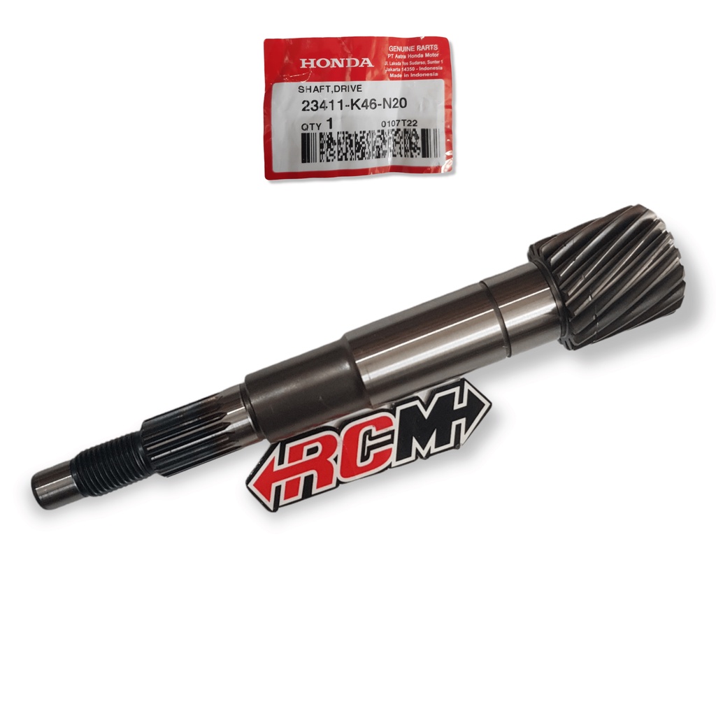 23411-K46-N20 SHAFT DRIVE AS PULI POLI PULLEY CVT KAMPAS GANDA VARIO 110 LED FI F1 ESP LED STATER HALUS ALUS ORI ORIGINAL HONDA AHM HGP ASLI