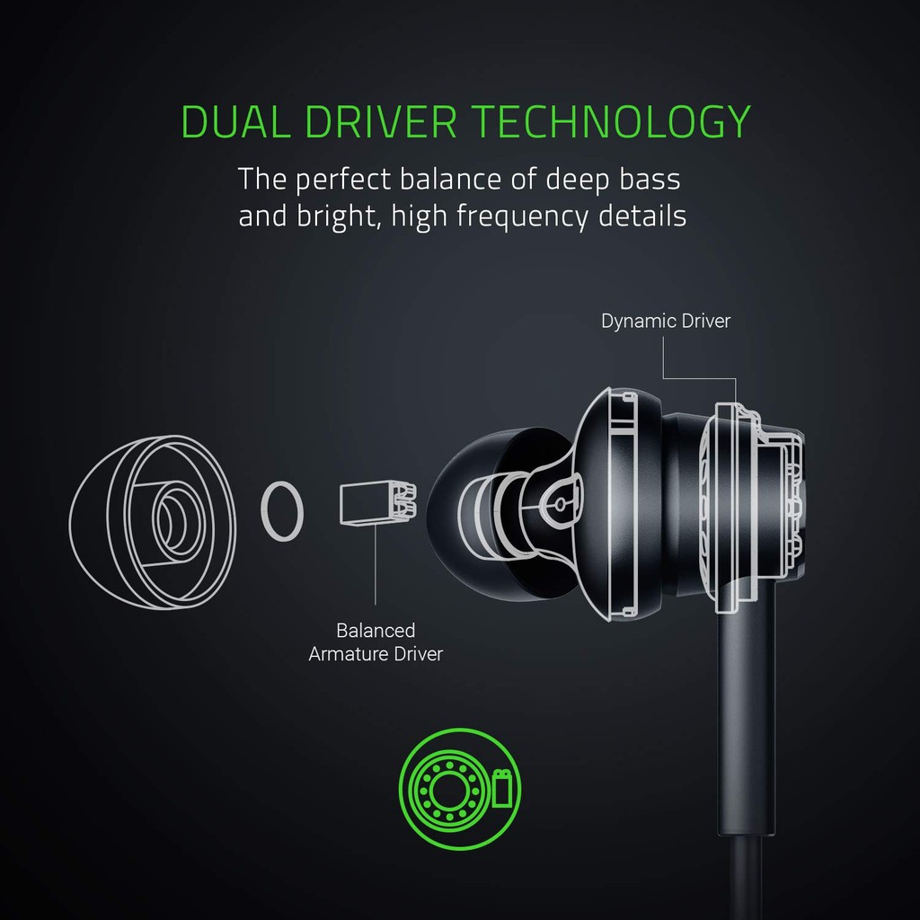 Razer Hammerhead Duo Earphone In Ear Gaming Headset