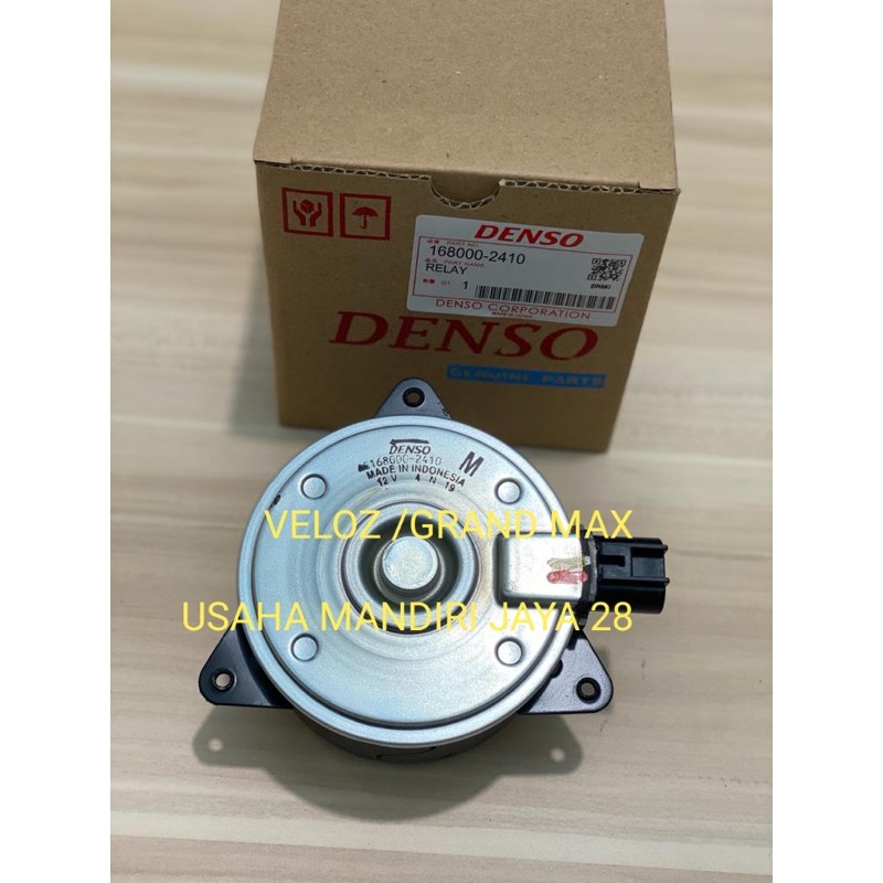 MOTOR FAN RADIATOR AVANZA VELOZ-GRAND MAX DENSO 16800-2410 ORI