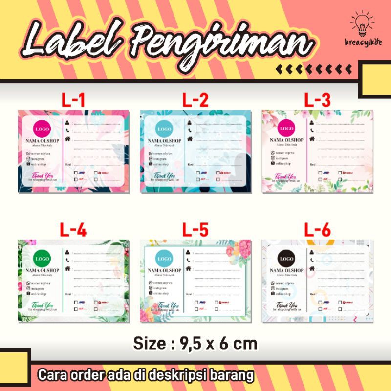 

Stiker Pengiriman Olshop Label Olshop