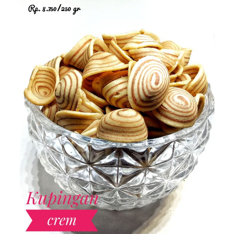 

Snack cemilan kiloan murah Kuping gajah | Kupingan Cream 1Kg