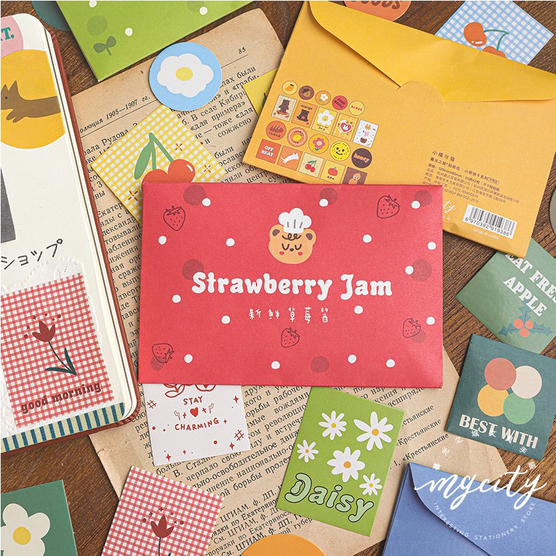 

40pcs Premium Cute Fruits Sticker Pack