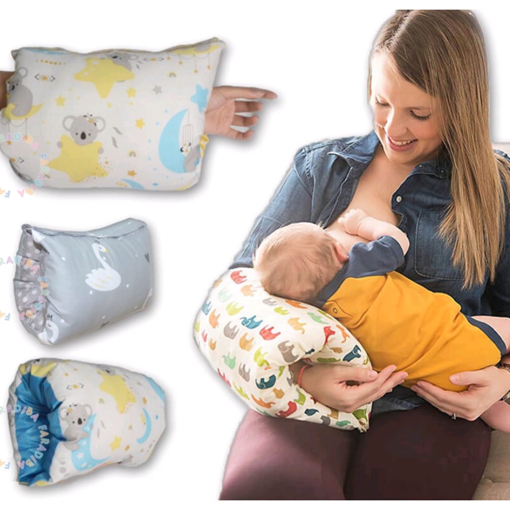 Bantal Lengan Gendong Arm Nursing Pillow Ibu Bumil Menyusui Bansui Kasur Matras Bayi