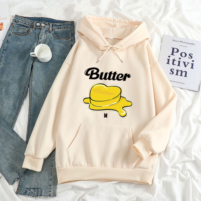 BUTTER Sweater Hoodie II Jumper hoodie BUTTER Sz M-XL ( Pria &amp; Wanita )