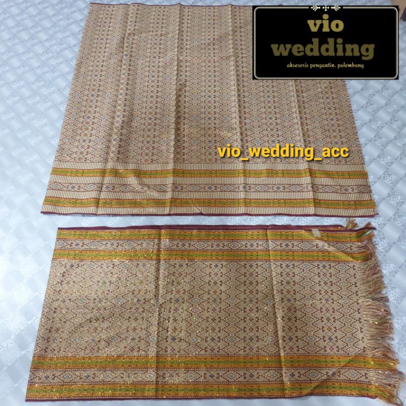 kain songket + slendang MURAH