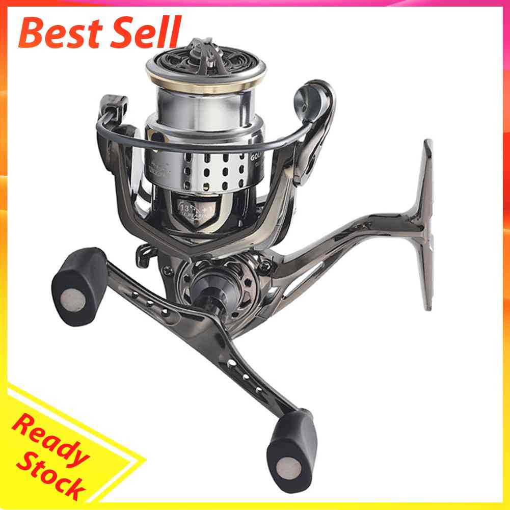 Reel Pancing Portable Tahan Lama Dengan Handle Halus