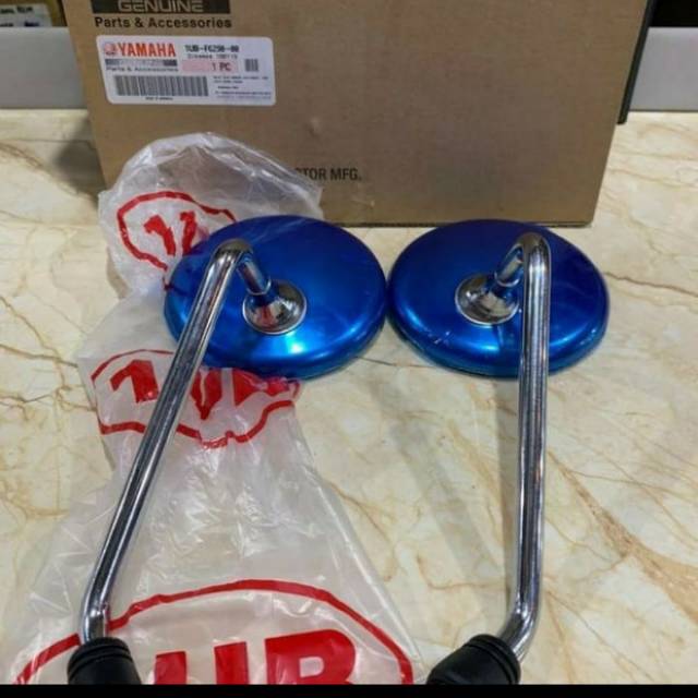 KACA SPION FINO KARBU ASLI ORI YAMAHA CHROME